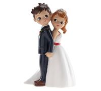 Wedding Cake Topper Figures Wedding Cake Decoration "Back to Back"