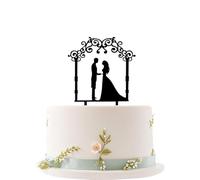 Wedding Cake Toppers Bride And Groom Celebrate Wedding Black Silhouette Cake Party Engagement Cake Topper Mr And Mrs