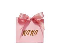 Wedding Candy Boxes Adorable Pink Mini Bag With Gold Foil 'Love' Great For Candy Chocolate Ferrero Rocher And Small Box Perfect For Wedding(Pink,50PCS_11.5X4.5X10CM)