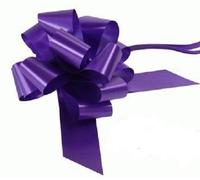 Wedding Car Kit PURPLE 3x Large 50mm Poly Pull Bows & 6 Metres 2" Poly Ribbon