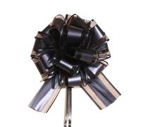 Wedding car Ribbon kit 2/4/10Pcs Wedding Car Bow | Ribbons Wrap Packaging Decoration DIY Craft Flowers Birthday Party Supplies(Black,4pcs)