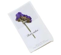 Wedding Card 10 Pieces/pack Creative Handmade Dried Flower Greeting Cards, Folding, Blessings Handwritten Card Set(Color 09)