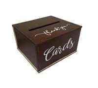 Wedding Card Box Wooden Card Holder Keepsake Display Birthdays Open Houses Wedding Card Box