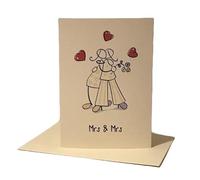 Wedding Card for Lesbian Couple - Brides - Mrs & Mrs