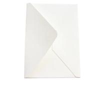 Wedding Card Velvet Envelopes Soft Smooth 13.5x19.5 Cm Fit For 5''x7'' Invitation Cards(White,100pcs)
