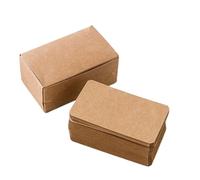 Wedding Cards 100Pcs 5.3 * 9cm Blank Card For Business Cards For Message And Book Name For(Yellow)