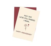 Wedding Cards 1PC Funny Anniversary Card,I Promise to Always Be by Your Side,Birthday for Husband Boyfriend(Color 3)
