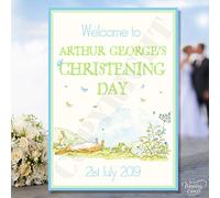 Wedding Cards Personalised How Much I Love You Welcome to Christening Day Cad Sign A4