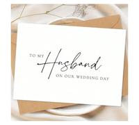 Wedding Cards Romantic Husband Wedding Congratulations Card Express Your Sincere Emotions And Souvenir To Soul Mate With Envelope(1pc)