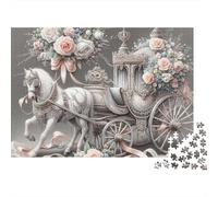Wedding Carriage Jigsaw Puzzle 1000 Pieces Gift Box Adults Challenging Fun Stress Relief Leisure 70x50cm/1000pcs