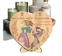 Wedding Cash Holder Heart Shaped Marriage Congratulations Decoration