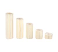 Wedding Centrepiece Decorative Cardboard Vase, 5 Piece Vase Standing Flower Stand, Wedding Table Decoration, Geometric Flower Display Stand Decoration, Suitable for Event Reception, Birthday, Party