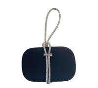 Wedding Clutches Lady Purse Handbag Rhinestone Handle Velvet Tote Bag Women Girl Handbags For Party Cocktail Banquet Women's Clutch Purse