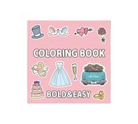 Wedding Coloring Book for Bride, Valentine's Day Coloring Pages, Simple Coloring Book for Kids, Wedding Theme Coloring Book, Coloring Pages for Children, Bride Wedding Coloring Book