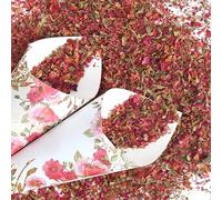 Wedding Confetti Petals - 100 Gram Natural Dried Flowers, Eco Friendly Floral Craft Supply | Candle Soap Bath Decor Party Proposal Birthday Valentines Day Bridal Shower Handmade Project Decoration