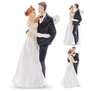 Wedding Couple Figurine, Funny Wedding Cake Topper, Resin Couple Figurine, Cake Decoration Ornament For Anniversary, Engagement, Home Decor, Car Ornaments