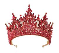 Wedding Crown Bridal Headwear Brithday Party Rhinestones Headband Handwork Headpiece For Women TS-J3245GRED