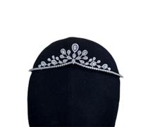 Wedding Crown Bride Tiaras Bridal Hair Accessories Princess Birthday Crystal Headdress (Copper)