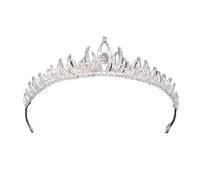 Wedding Crown Hair Jewelry Bridal Hair Accessories Women Baroque Crown Rhinestones Crystal s Bride QueenParty Crowns Gift (Metal color : None)