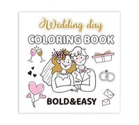 Wedding Day Activity Books,Coloring Book for Wedding Day,Activity Book for Coloring - 40 Page Coloring Wedding Placemats, Mariag Coloring Books