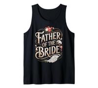 Wedding Day Father of The Bride Bachelor Party Brides Father Tank Top