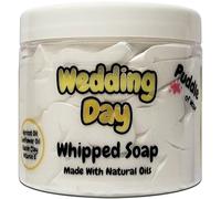 Wedding Day Whipped Soap Body Wash - 150g - Natural Oils & Kaolin Clay - Sweet & Powdery Scent - Vegan Friendly - Puddle of Wax - Made in the UK