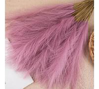 Wedding Decoration for mini Pampas Grass 56cm Long for stem Wedding(Pink purple)