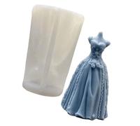 Wedding Dress Molds Silicone Resin Casting Craft Supplies for Making Home Decoration Princess Wedding Silicone Plasters Castings