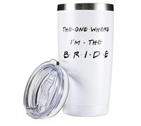 Wedding Engagement Gift for Bride-The One Where I'm the Bride-Future Mrs-Miss to Mrs-Bridal Shower,Getting married,Tie the Knot,Walk Down the Aisle,Friends TV Shower Theme-20oz Stainless Steel Tumbler