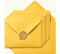 Wedding Envelopes, 100Pcs Paper Mailing Envelopes Event Invitation Cards | 100Pcs classic flap envelopes, compatible with wax seals, great for celebration invitation delivery