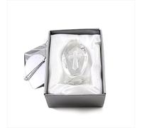 Wedding Favors Crystal Cross Standing Baby Baptism Gift Baby Shower Favors First Communion Gift for Adults Children Crystal Cross Standing with Gift Box Cross Figurine Home Decoration Cross Ornament