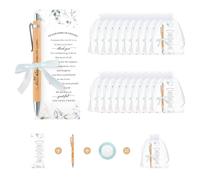 Wedding Favours for Guests, 20 Set Thanks for Coming Ballpoint Pen with Card and Organza Bag, Wedding Gifts for Guests, Thank You Gift for Guests, Wedding Party Favors, Guest Return Gifts