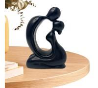Wedding Figurines - Abstract Resin Couple Statue Figurine - Abstract Ornament Sculpture Romantic Decorations for Marriage Bridal Family Room Bedroom Table Home Birthday