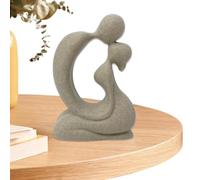 Wedding Figurines - Resin Abstract Couple Statue Decor | Handcrafted Abstract Sculpture Romantic Table Piece for Bedroom Home Wedding Engagement Marriage Bridal Family Birthday