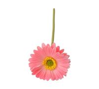 Wedding Flower Decorations Artificial Gerbera Flowers Jamesonii with Stem Realistic Fake Silk for Home Office Table Centerpiece Faux Branch Floral Pink