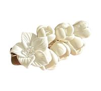 Wedding Flower Hair Clip - Mothers Day Hair Clip, White Jasmine Flower Hairpin | Comfortable Wearing Luxury High End Niche Temperament Pastoral Style Clip For Girls