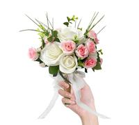 Wedding Flowers Bouquets,Fake Flower Bridal Bouquet for Party - Rustic Table Centerpieces for Party Ceremony Vow Renewal Fall Photoshoots Engagement Church Holiday Birthday Women