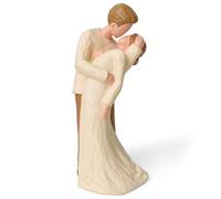 Wedding for Couple, Newly Wed Love Statue Gifts Kiss of Victory Couple Figurine for Engagement Wedding Registry