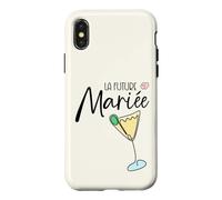 Wedding France French Canadian Future Mariée Bride Case for iPhone X/XS