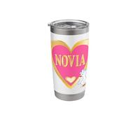 Wedding Funny Goose Mexican Spanish Novia Bride Stainless Steel Insulated Tumbler
