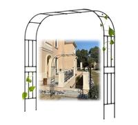 Wedding Garden Arbour Metal Trellis Strong Rose Arch for Climbing Plants Outdoor Event Decoration Various Sizes W120 320cm Sturdy Support for Roses & Vines (W210cm x H240cm)