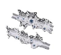 Wedding Garter Wedding Garter 2 Pearl Mesh Lace Leg Ring White Garters Bridal Loop Photography Props Party Accessories for Women(B)