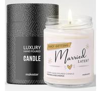 Wedding Gift for Wife On Wedding Day - Luxury Soy Wax Candle - Vanilla, Jasmine, Sugared Almond - Makester