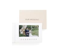 Wedding Gift - HD Image & Video Memory Book Greeting Card Album | Electronic Photo Book | Personalised Digital Photo Frame Gift for Wedding and Anniversary (10-Inch Screen)