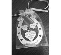 Wedding Gift Horse Shoe Personalised Keepsake