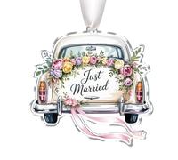 Wedding Gift Ornament Mr and Mrs Gifts Wedding Gifts for Couples Just Married Gifts Acrylic Hanging Ornament Married Keepsake Present for Newlyweds