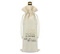 Wedding Gifts for Couples Mr and Mrs Gifts Wine Bag Wedding Gifts For Bride Groom Engagement Gifts For Him Her Bridal Shower Gifts Newlywed Gift Bride To Be Gift Reusable Wine Bottle Gift Bags