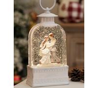 Wedding Gifts Lighted Snow Globe with 6H Timer,Promise Couple Engaged Commemorative Newlywed Remembered Snow Globe for Women/Mother Day
