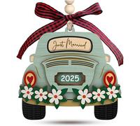 Wedding Gifts Ornament 2025 - Mr and Mrs Gifts - Wedding Gifts for Couples 2025, 1st Married Christmas Ornament - Just Married 2025 Gifts for Bride (Just Married 2025)
