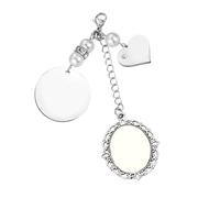 Wedding Glass Charm Bride and Groom Pendant Alloy Texture Suitable for Bridal Bouquet Decors and Photo Frame Ornament Bride and Groom Wedding Photo Charm